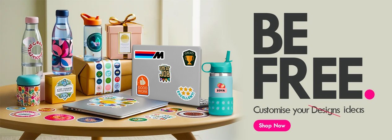 Laptop Sticker Banner